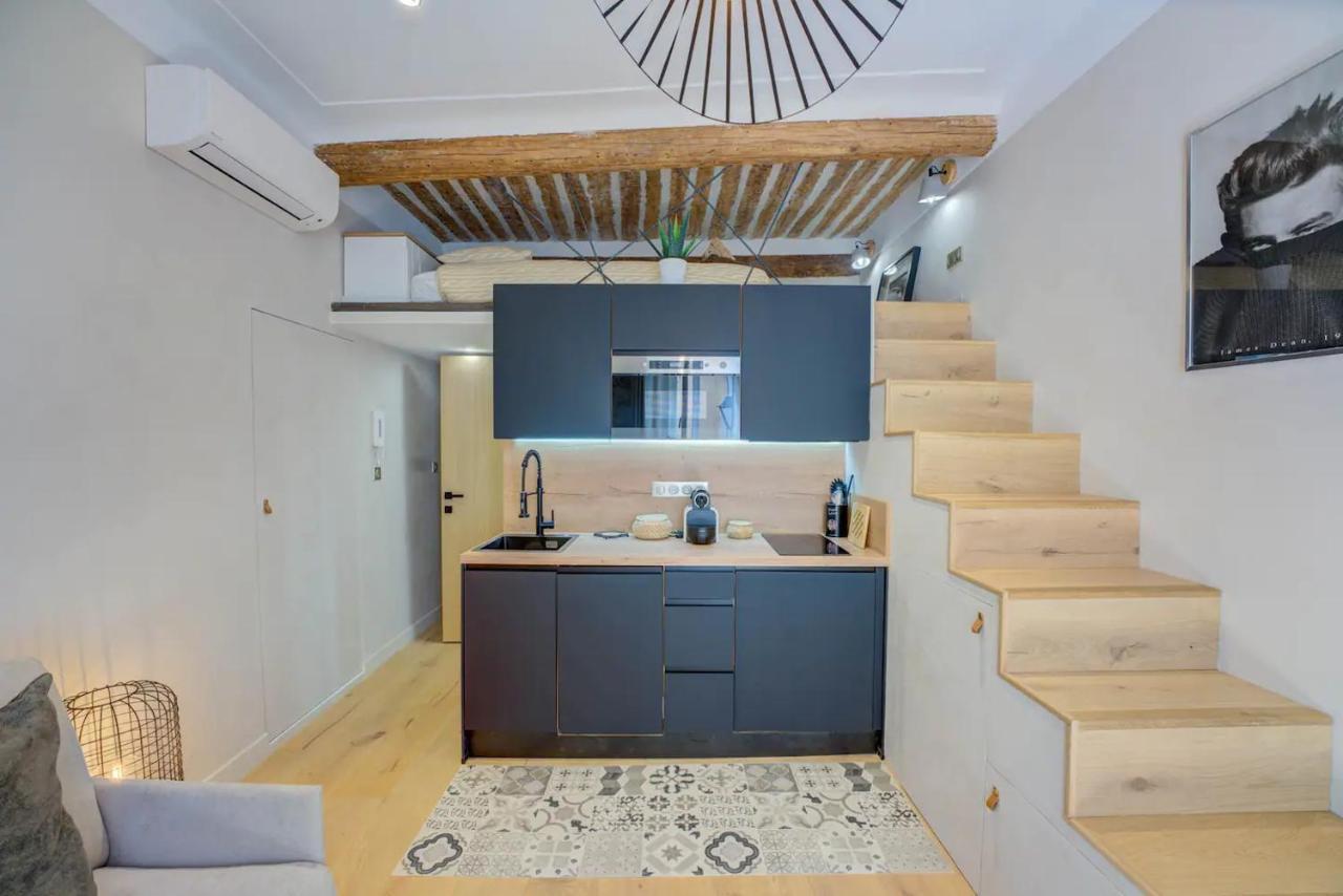 Duplex Studio Apt Mezzanine Near Shops & Cafes Apartment Antibes Bagian luar foto