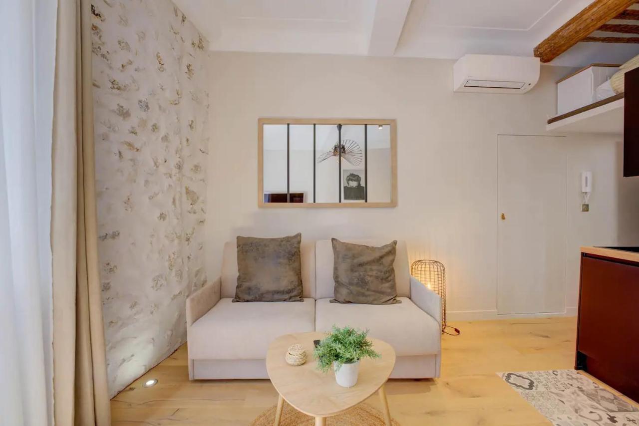 Duplex Studio Apt Mezzanine Near Shops & Cafes Antibes Bagian luar foto