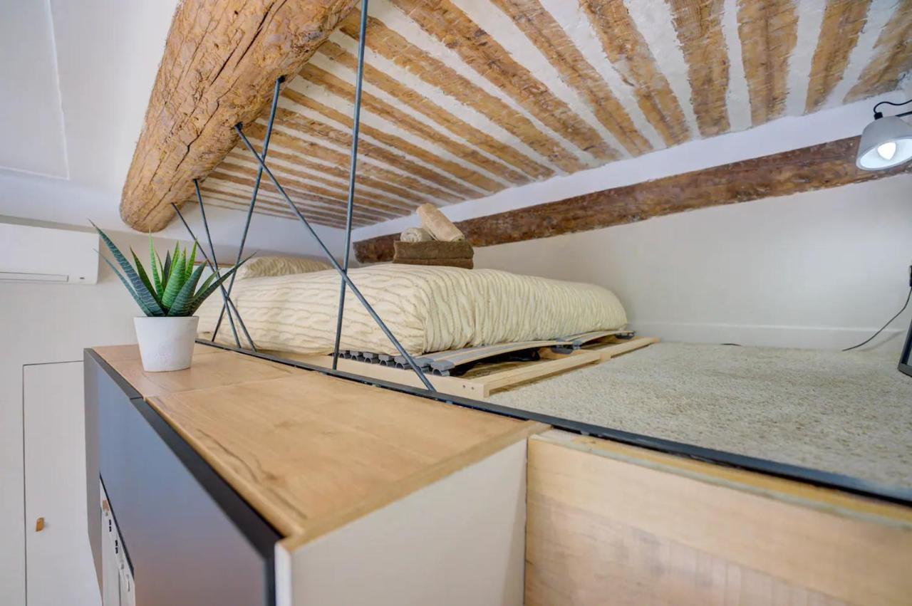 Duplex Studio Apt Mezzanine Near Shops & Cafes Antibes Bagian luar foto