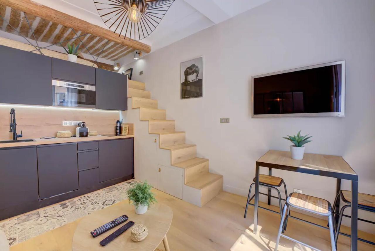 Duplex Studio Apt Mezzanine Near Shops & Cafes Apartment Antibes Bagian luar foto